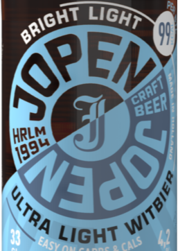 Jopen Bright Light bier logo Jopen Bright Light bier logo